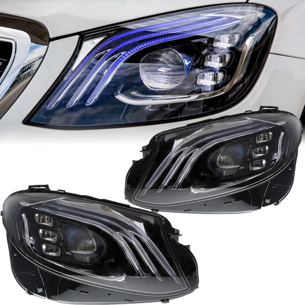 Для Benz E-класса W213 светодиодные фары 2016 2017 2018 2019 аксессуары для автомобиля