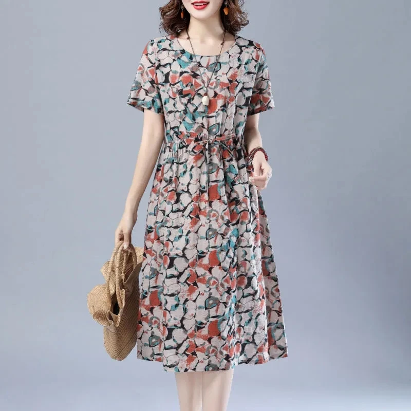 Женское платье в стиле ретро Artsy тонкая облегающая юбка трапециевидной формы с