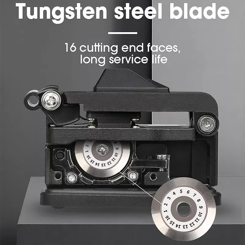 Fiber cleaver AUA-6C Cable Cutting Knife FTTT Fiber Optic Knife Tools cutter High Precision Cleavers 16 surface blade