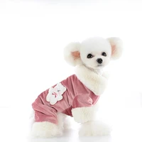 elegant pet dog warm overalls winter clothes chihuahua york bichon maltese shih tzu poodle apparel doggy medium dog jumpsuit new