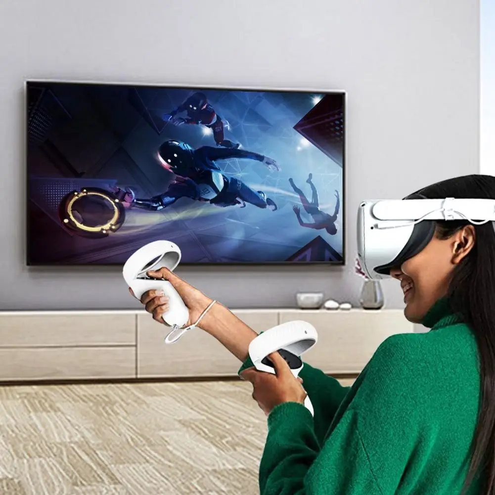 

Shock-proof Eco-friendly VR Headset Face Eye Protective Mat Handle Grip Cover