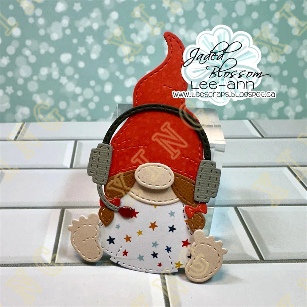 Новое поступление металлические штампы и Gnome Police Add Ons Gnomeland Security для скрапбукинга