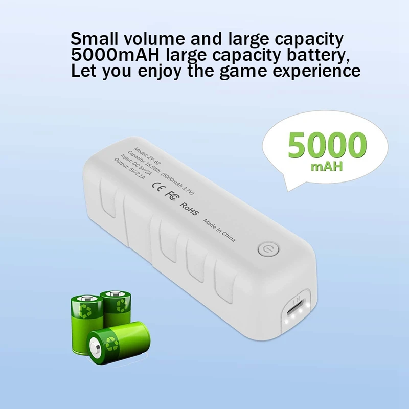 Внешний аккумулятор виртуальной реальности зарядное устройство белый 5000 мАч