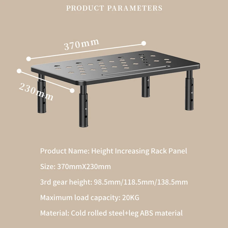 Регулируемая настольная подставка для экрана ПК дисплея компьютера офиса студии