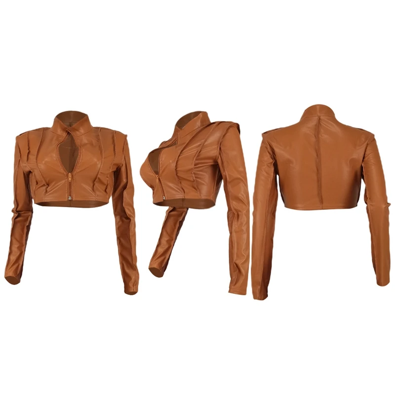 

Sexy Leather Jacket 80S Pencils 70S Outfit For Women 70S Outfit 60’S Clothes Boutique Women Clothing Fake Designer Clothes