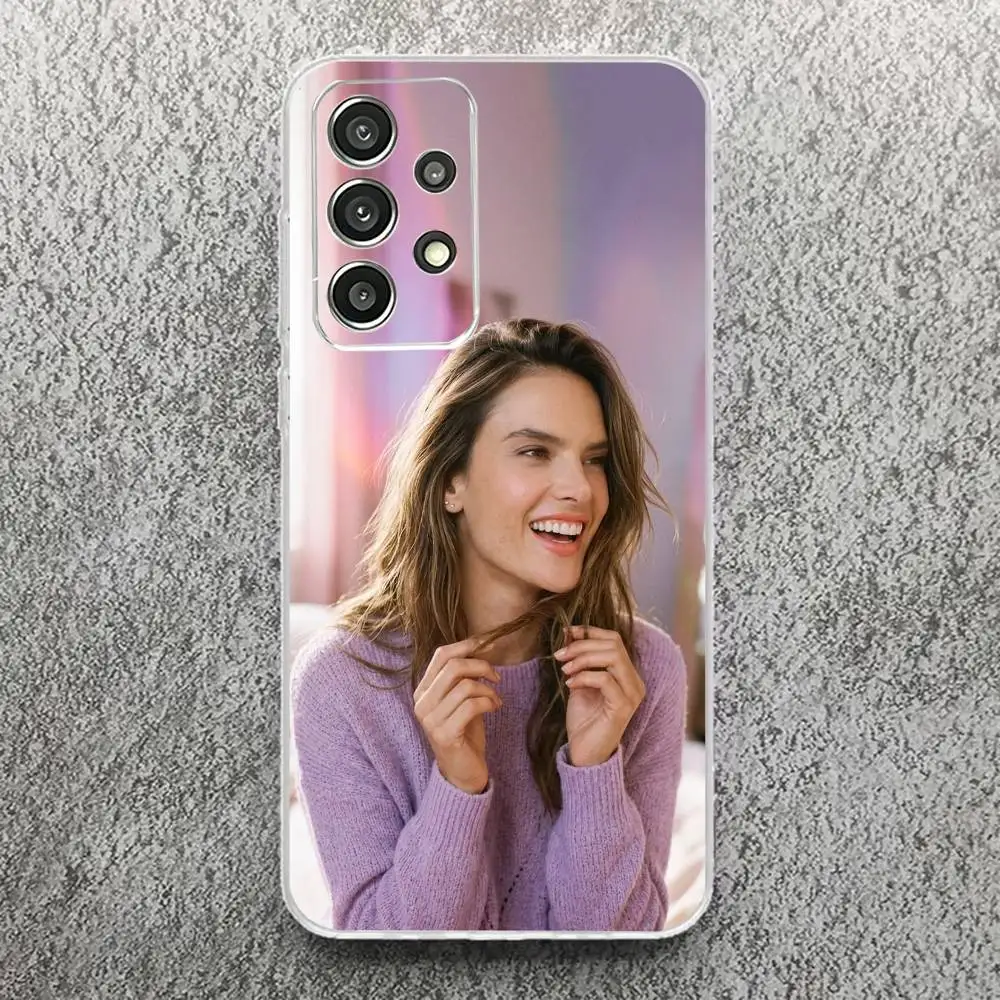 Фото Чехол для телефона Supermode AA A-Alessandra Ambrosio, мягкий прозрачный чехол из ТПУ для Samsung S25, S24, S21, S22, S23, S30, Ultra, S20, Plus №5