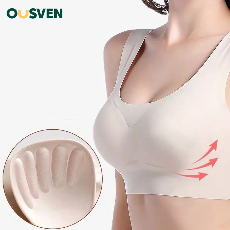 

Бюстгальтер женский спортивный без косточек с эффектом пуш-апа