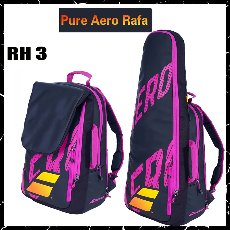 

RH3/6 Pure Aero Rafa Original Backpack Multifunctional Sports Bag Tennis Bag Badminton Bag
