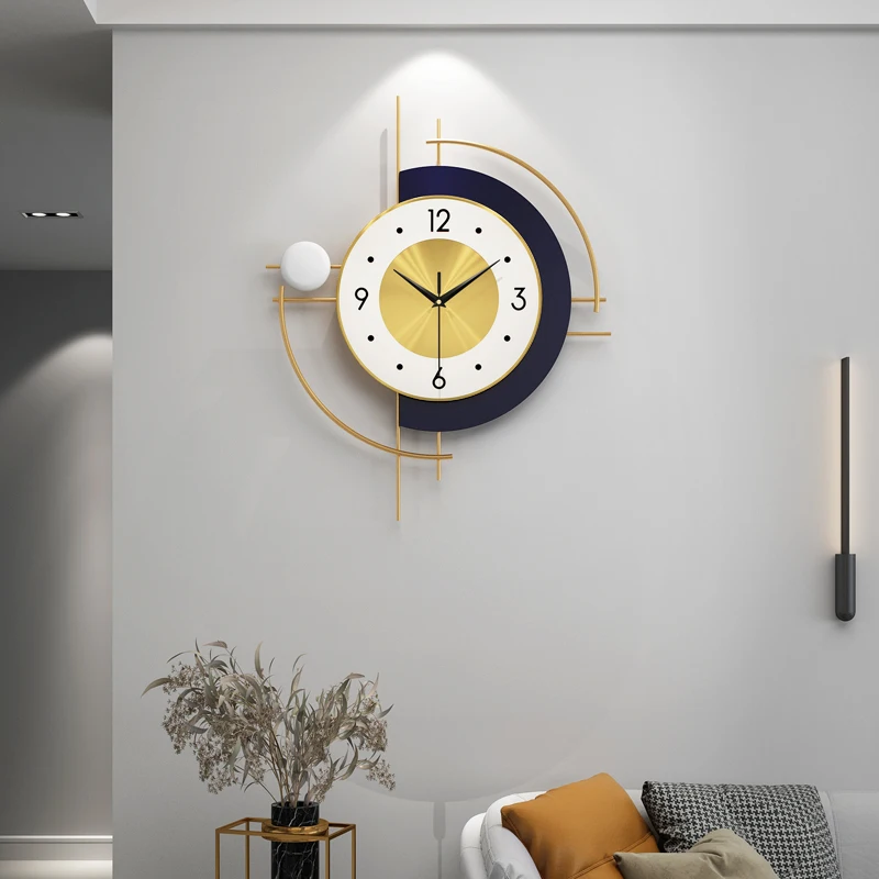 

Minimalist Wall Clock Luxury Industrial Design Unique Silent Clock Digital Creative Ozdoby Do Pokoju Home Decoration Luxury