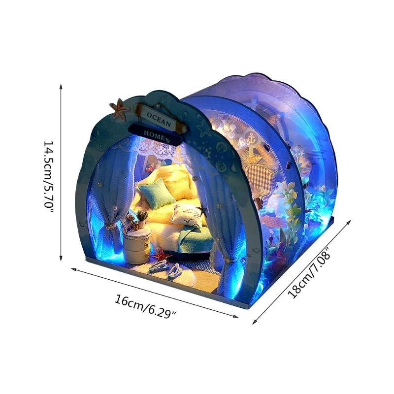 

Children's Puzzle Toy Birthday Valentine's Day Gift for Kids Use Doll House