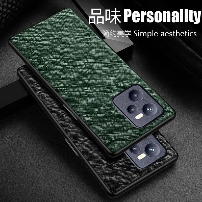 

Case for Realme C35 TPU Around The Edge Protection Perfect High Quality PU Leather Case for Realme C35