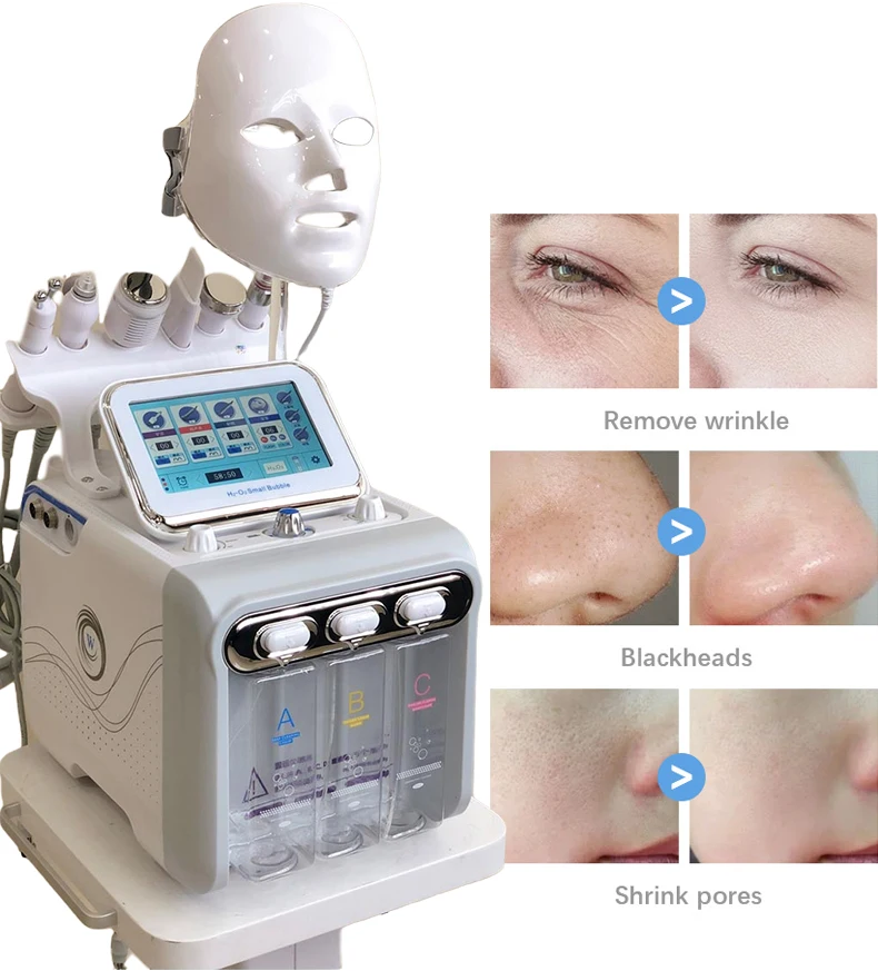 Новый 7 в 1 омоложение кожи гидро дермабразия/Алмазная дермабразия