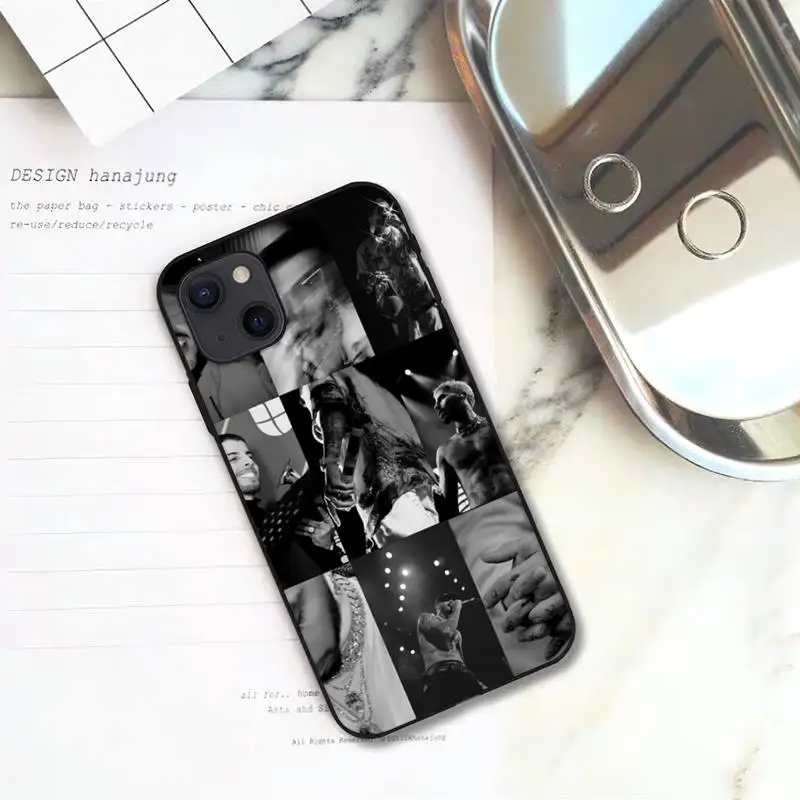 Rauw Alejandro Phone Case For iPhone 11 12 Mini 13 14 Pro XS Max X 8 7 6s Plus 5 SE XR Shell images - 6