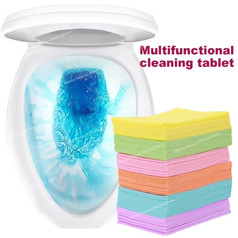 

30pcs Toilet Cleaner Sheet Floor Cleaning Sheet Mopping Floor Wiping Wooden Floor Tiles Toilet Cleaning Tool Household Hygiene