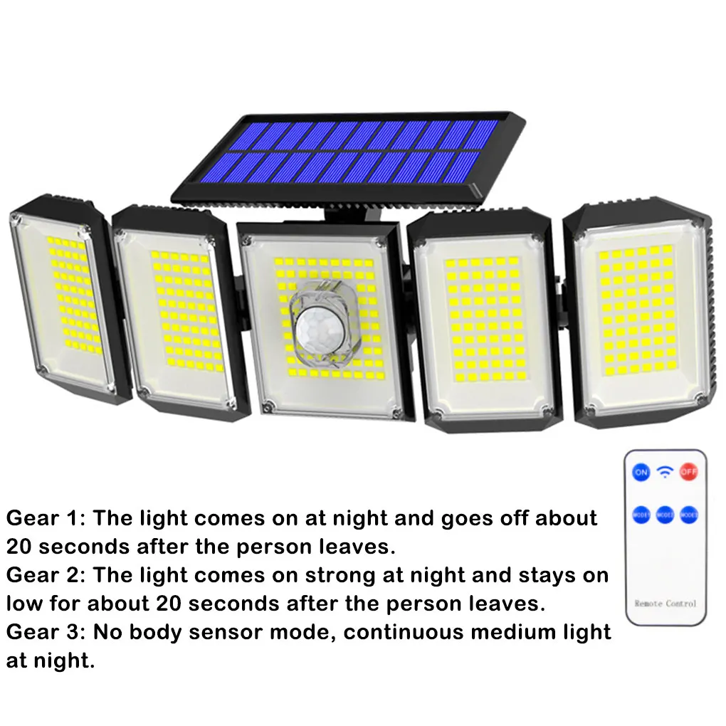 

Solar Powered Wall Light Motions Sensor Pathway Courtyard Landscape Lamp