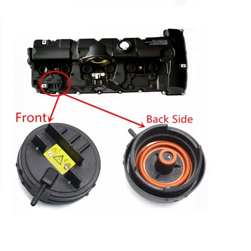 

2X 11127552281 PCV Cover N51 N52 Engine Valve Cover for E82 E90 Z4 X3 X5 328I 528I