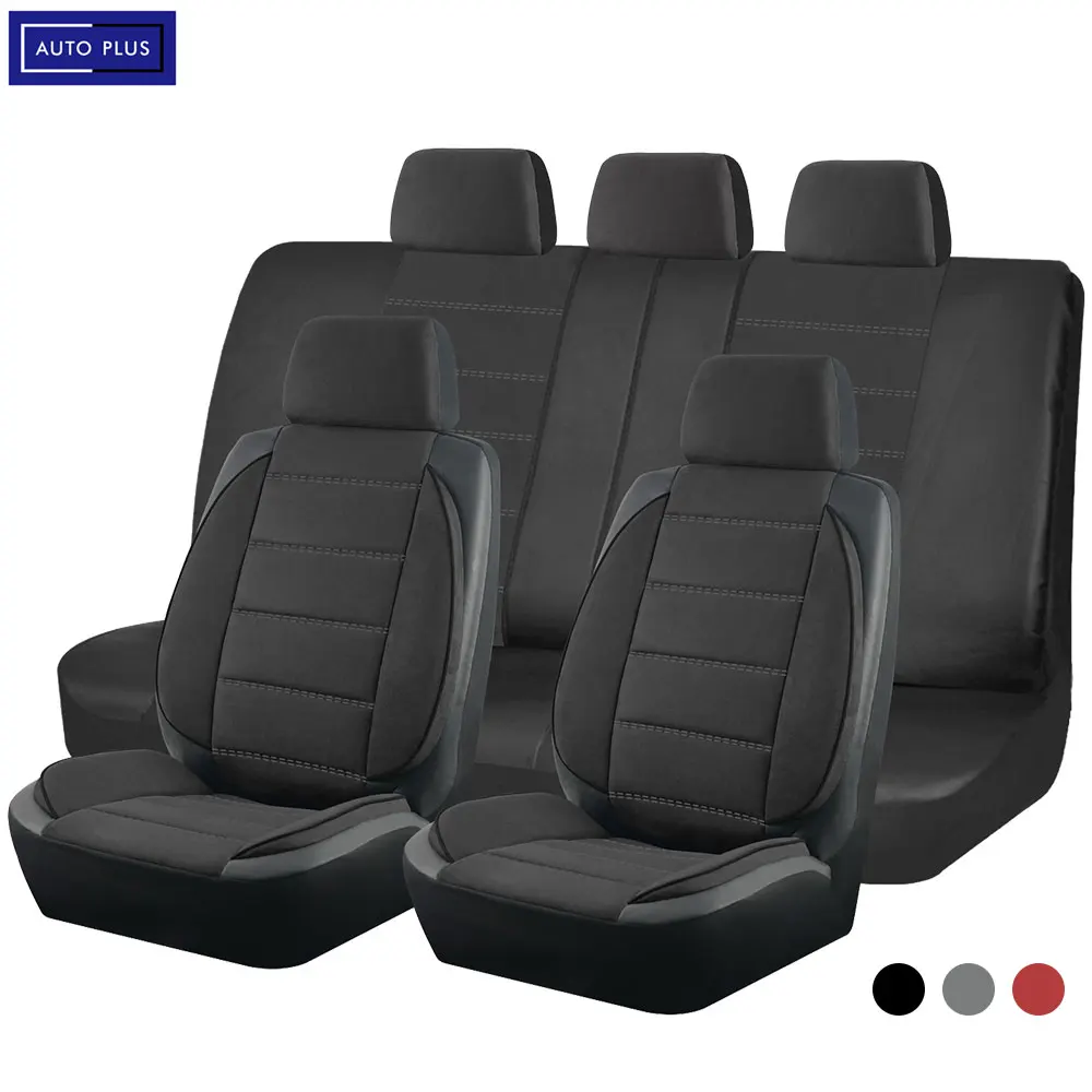 AUTO PLUS Универсальные чехлы на автомобильные сиденья кожаные для автомобильных