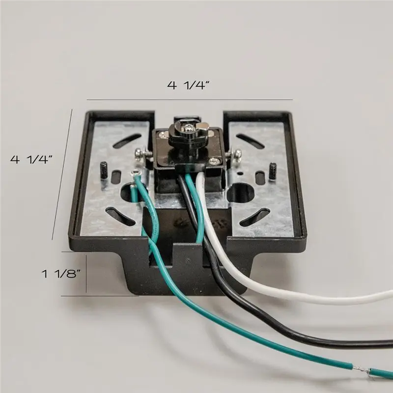 Соединитель для плавающего светильника H-образной системы 120В, 3-проводной, для подключения к распределительной коробке, черный, для трекового освещения (art.: 3920d87f12bb9) - 3920d87f12bb9