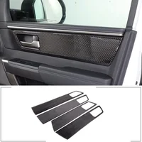 For 2022-23 Toyota Tundra soft carbon fiber style car styling car door inner handle panel cover sticker car interior accessories