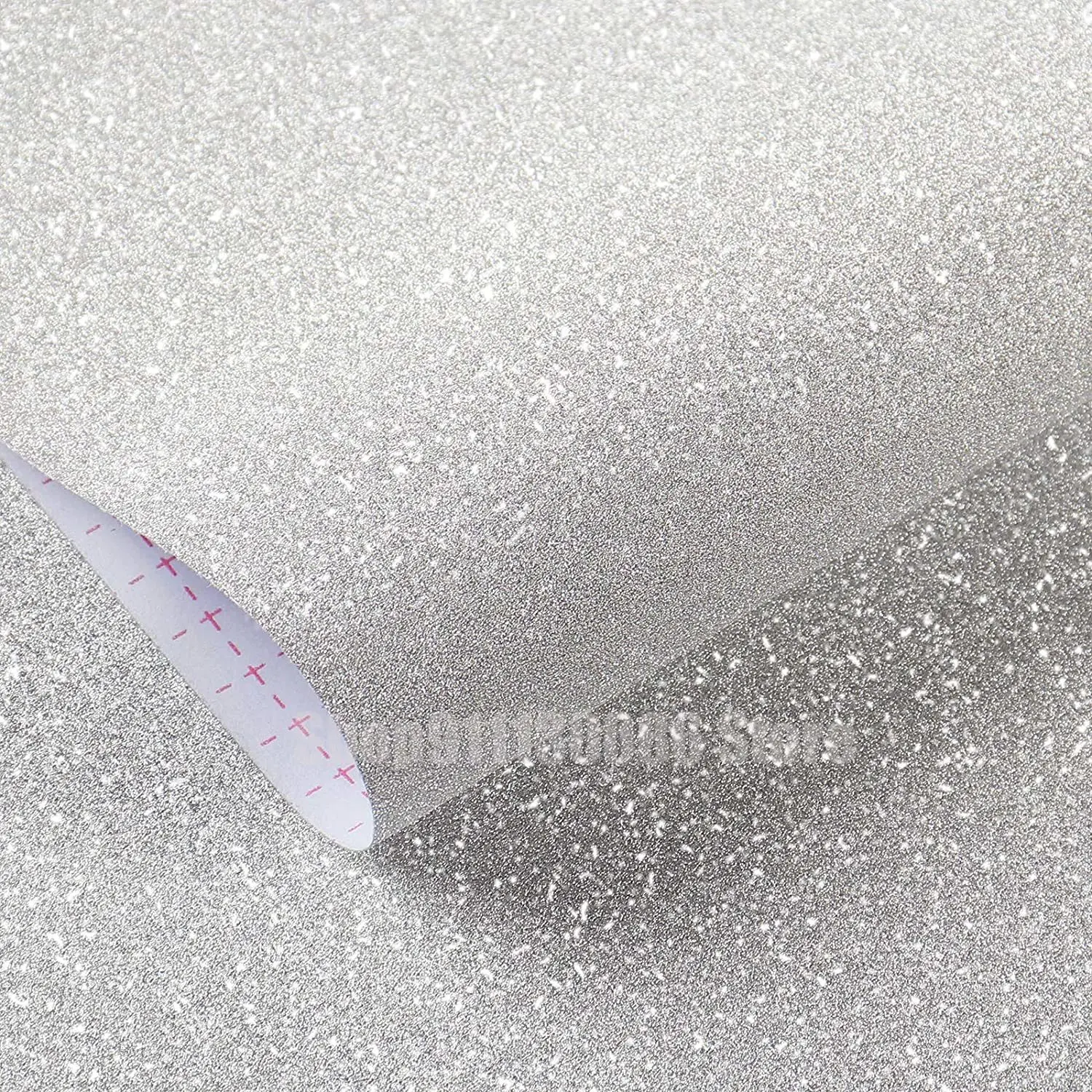 Glitter PVC Self Adhesive Removable Waterproof Wallpaper Decorative Wall Stickers Furniture Decorative Film Packed Paper