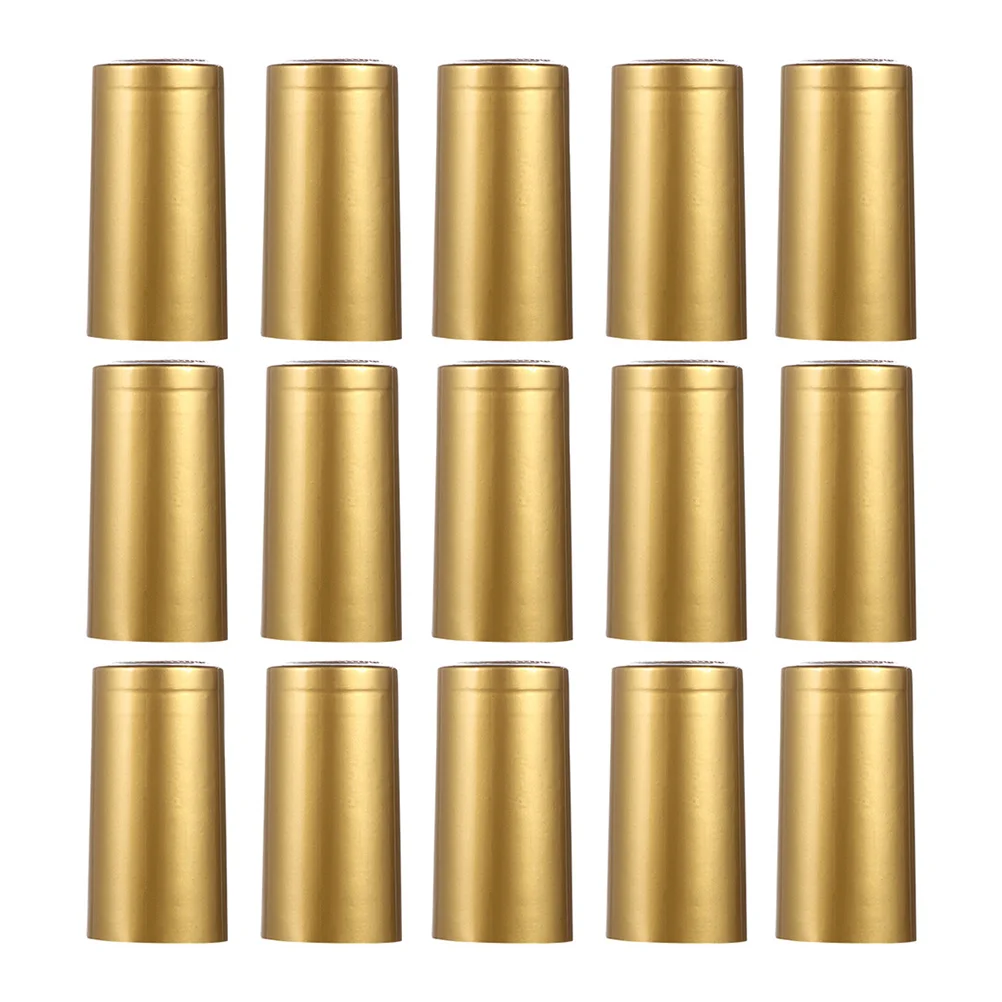 

50 Pcs Cap Sealer Sealing Bottle Caps Pvc Heat Shrink Capsules Making Supplies