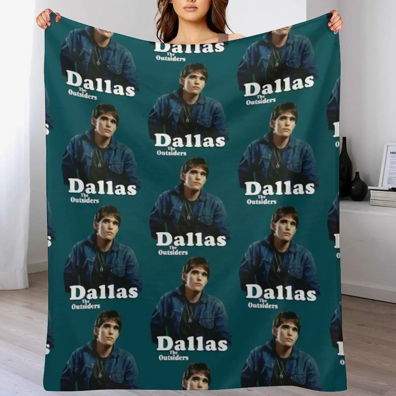 Декоративное одеяло Dallas Winston (The Outsiders) в стиле аниме тонкие одеяла для ребенка