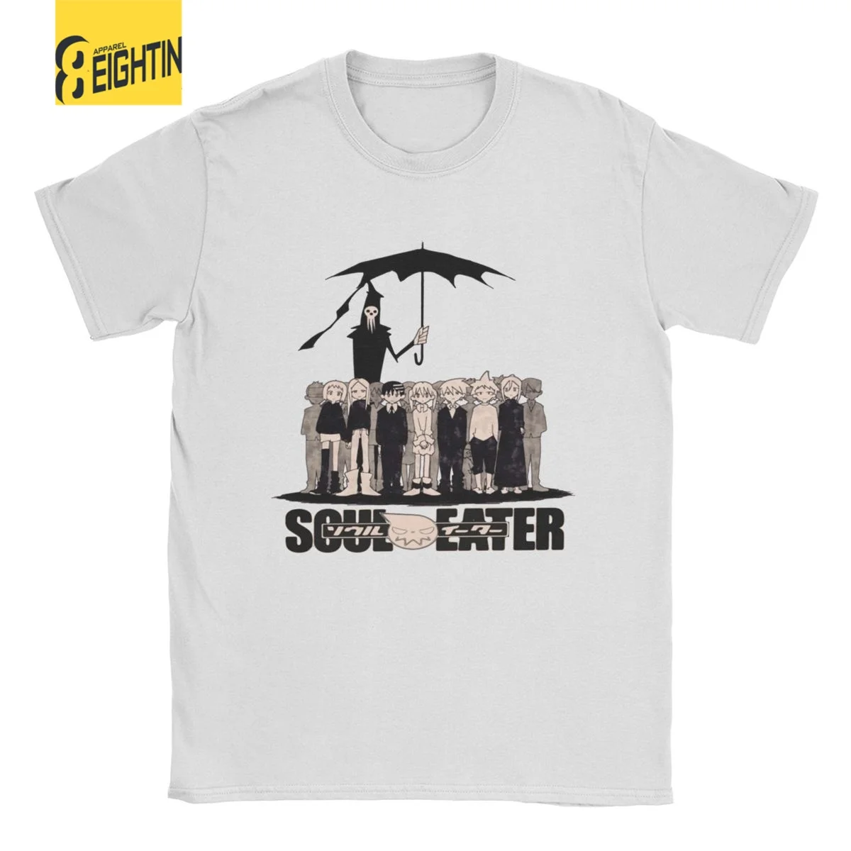 

Funny Soul Eater Death The Kid T-Shirt Men O Neck 100% Cotton T Shirts Anime Short Sleeve Tees Summer Clothes