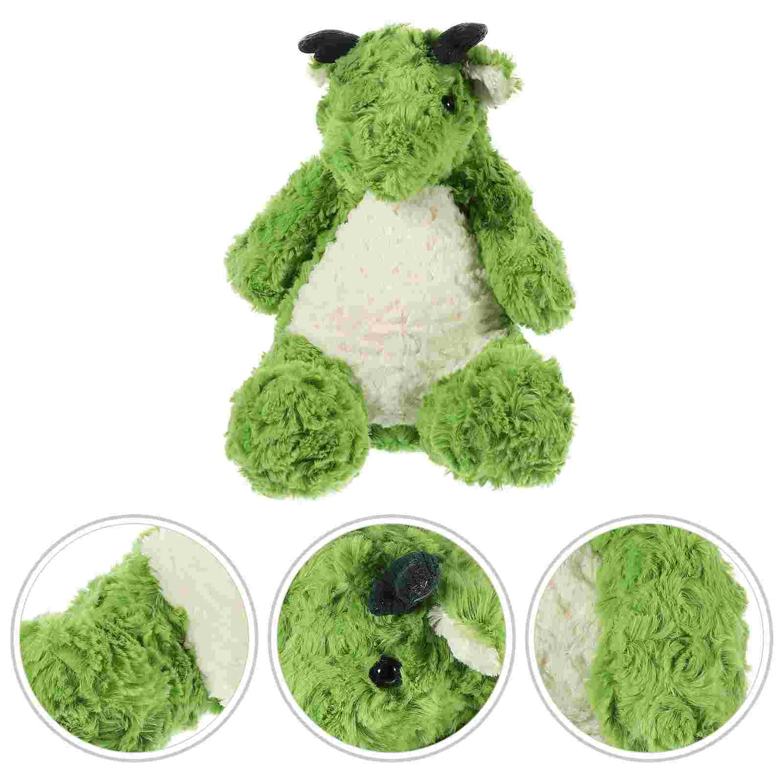 

Decor Kids Toy Stuffed Dinosaur Plush Rabbit Fur Modeling Throw Pillow Baby Decorative Supple