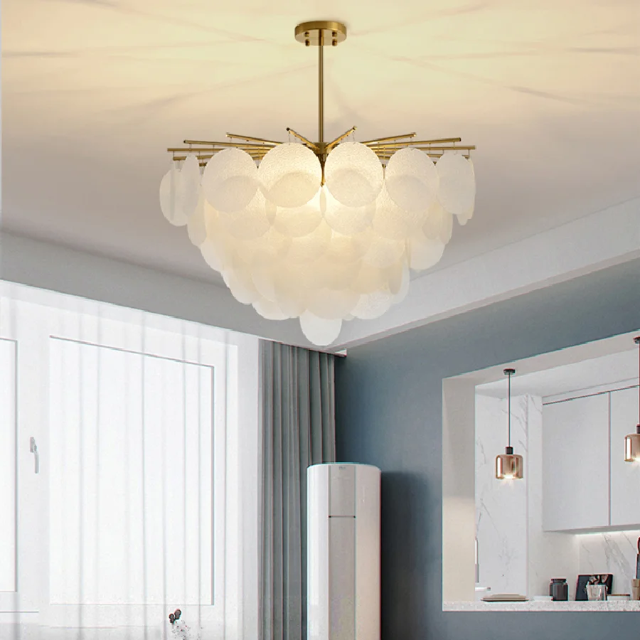 

Indoor Lighting Glass LED Tree Branch Chandelier Metal Luxury Pendant Lamp Living Room Decor Kitchen Island Hanging Lamp Fixture