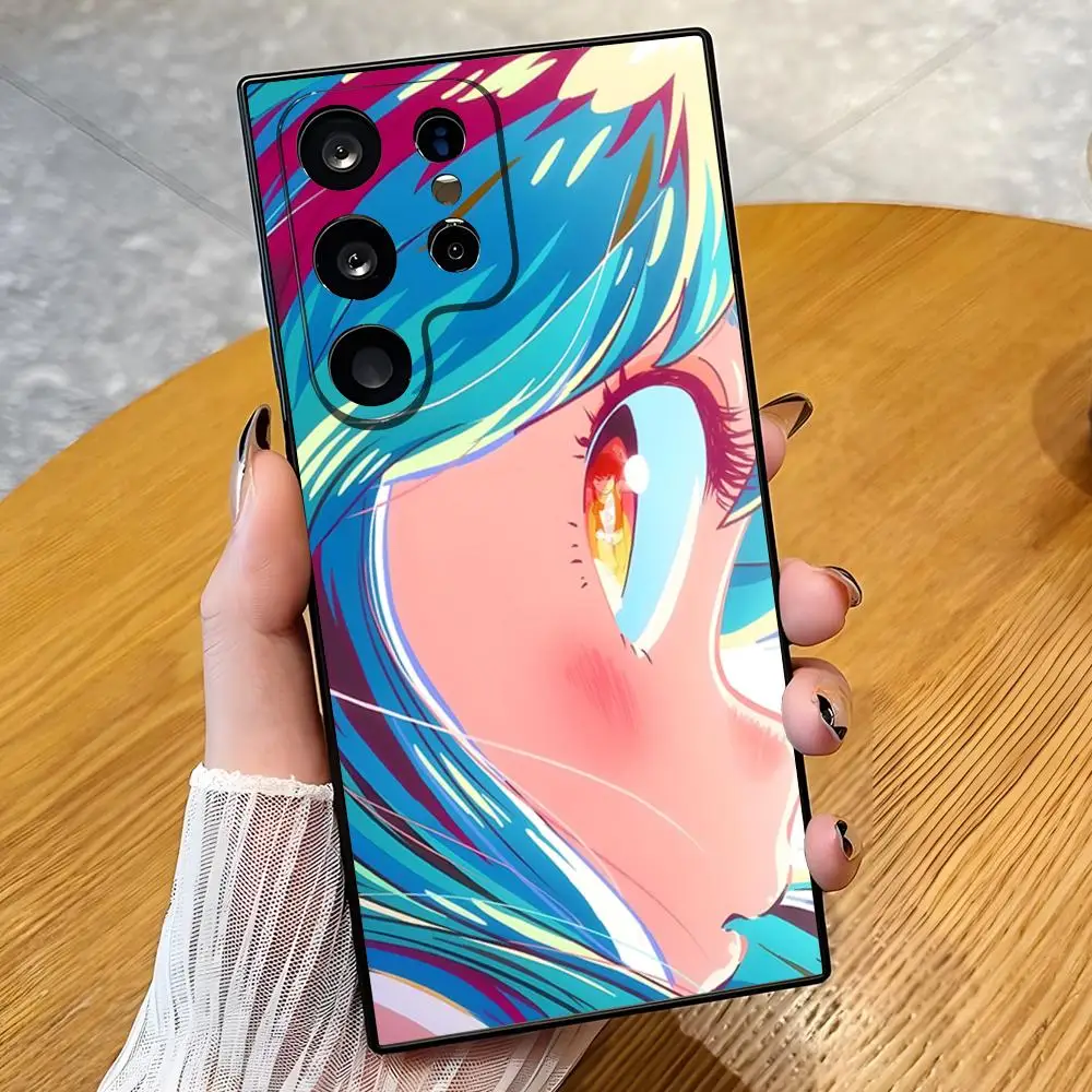 Фото Аниме-чехол U-Urusei Y-Yatsura для Samsung S26 S25 Edge S24 S23 S22 Ultra Plus Fe A57 A37 A17 A56 5G, силиконовый чехол. №2