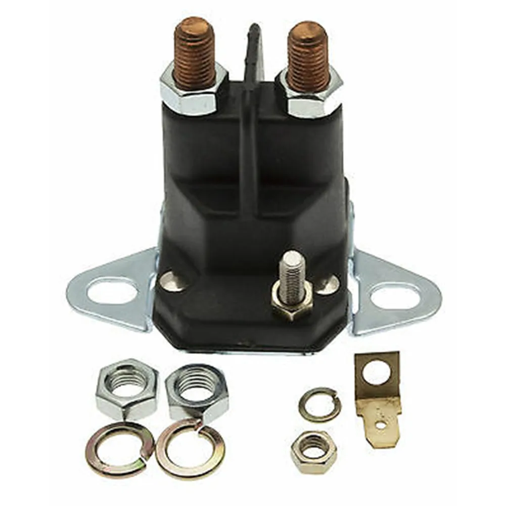 

Universal 12V Solenoid Relay Solenoid Switch Universal Ride On Lawnmower Tractor Some MTD Fits 1/4in Poles