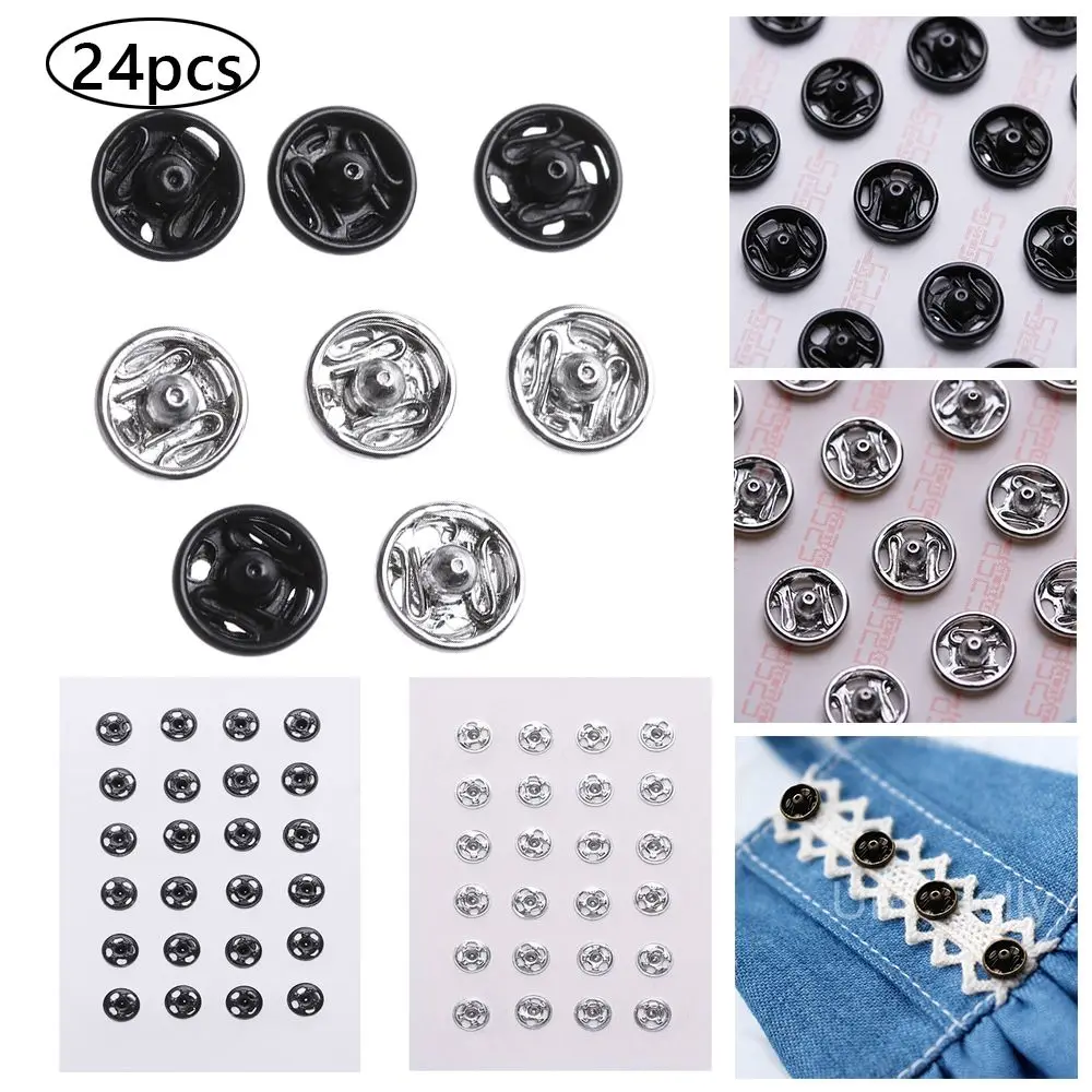 

Girl Gift Craft Invisible Snap Dollhoues Miniature DIY Doll Clothes Mini Buttons Clothing Sewing Buckle Metal Buckles