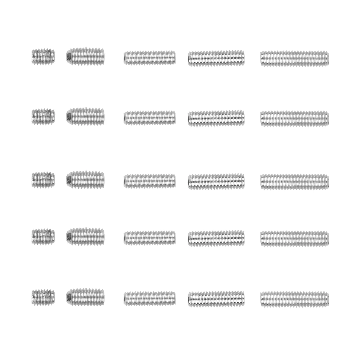 

25 Pcs Guitar Bridge Saddle Saddles Bass Screws Tremolo Electric Eleguitar Gitar