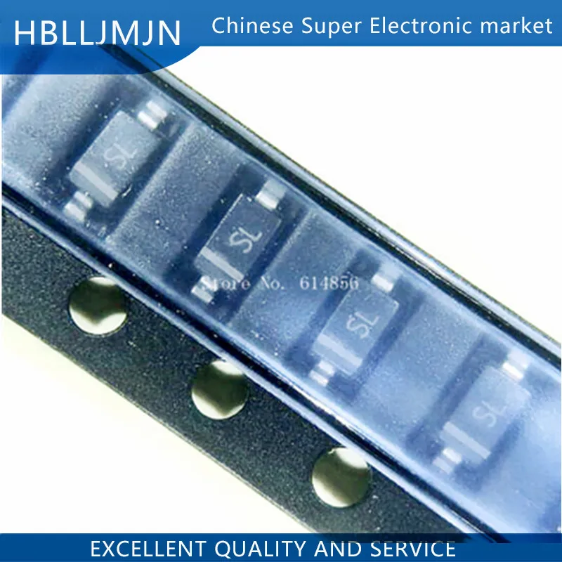 Барьерный Диод B5819W 1N5819W SOD-123 маркировка SL schottky 40 в 1A SMD IN5819W so123 50 шт. - купить по