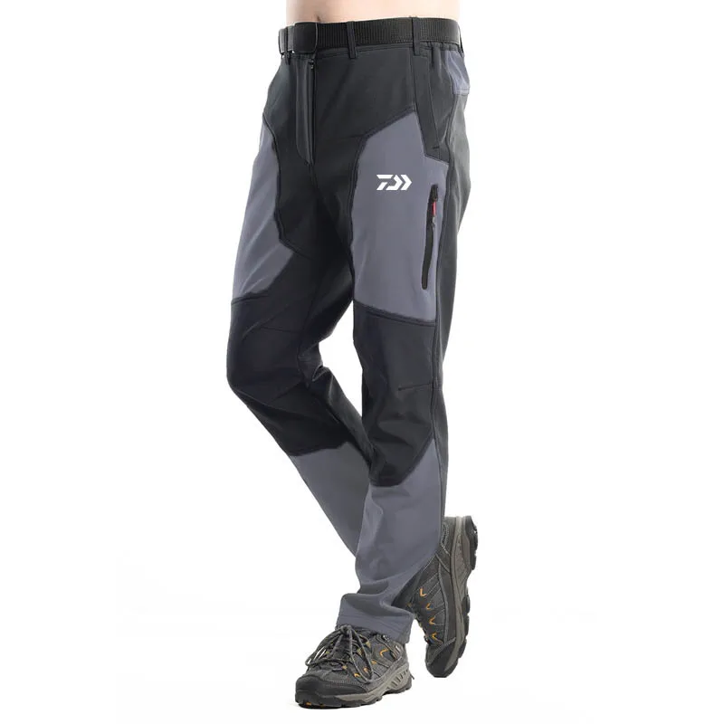 

Зимние Повседневные уличные водонепроницаемые штаны для рыбалки мужские для кемпинга альпинизма дышащие походные длинные толстые теплые спортивные брюки