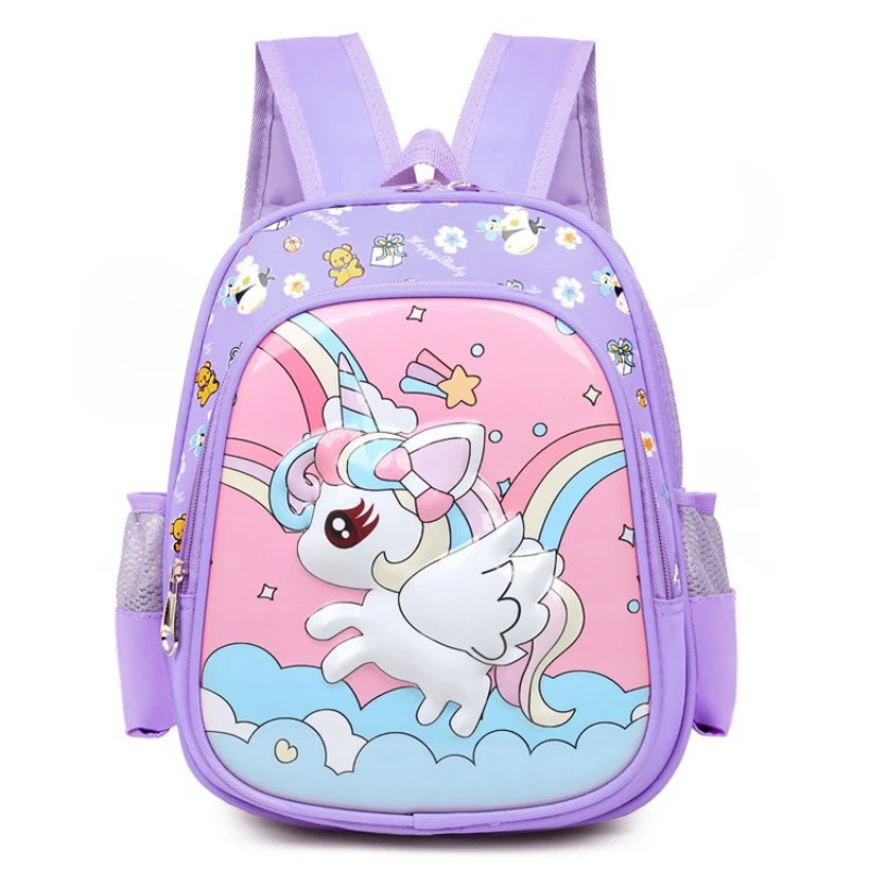 New Unicorn Girls Boys Baby Backpacks 2-3-5-year-old Children School Bags Small Class Light Kids Bag In Kindergarten Sac Licorne