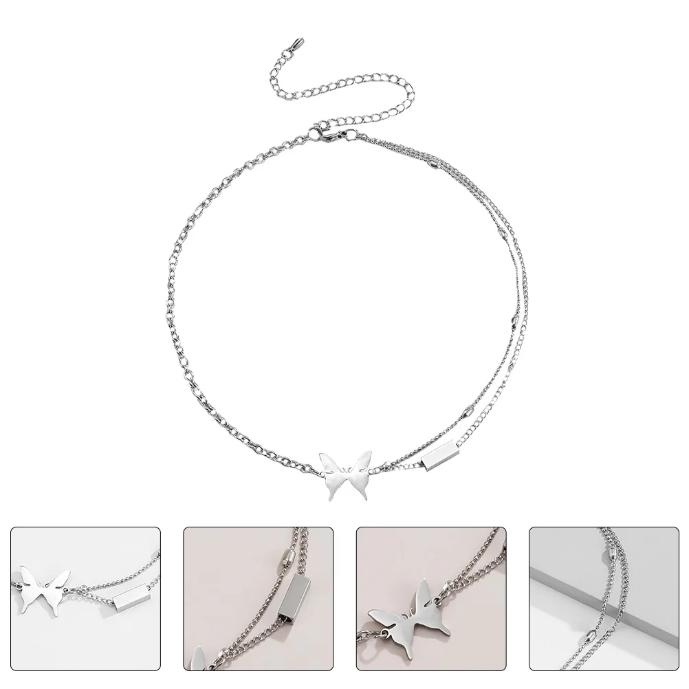 

1pc Nice Great Elegance Butterflies Necklace Creative Neck Pendant