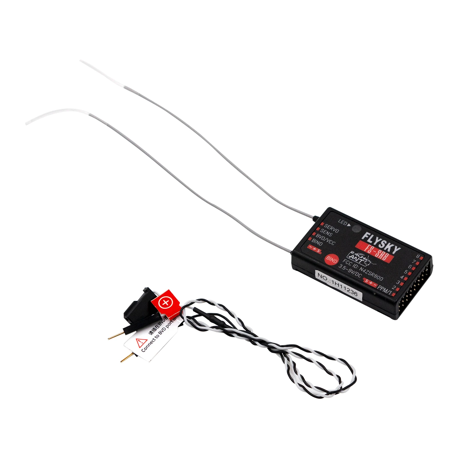 FS-SR8 2.4GHz ANT 8 Channel Mini Receiver Remote Controller For RC Car Boat Airplane Helicopter FPV Drone FS-ST8 Radio TransmitterДистанционный контроллер мини-приемник ANT 8 Channel 2,4 ГГц FS-SR8 для RC-машин, лодок, самолетов, вертолетов, FPV-дронов с 