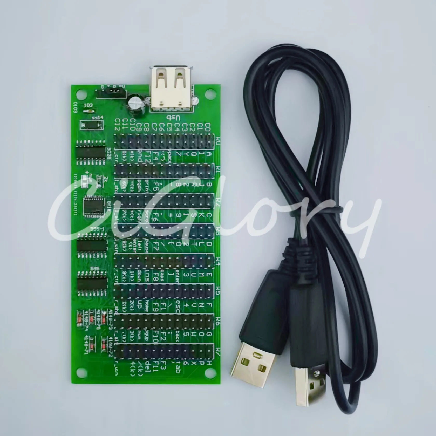 

USB-клавиатура HID модуль CH9328 модуль чип сканирование Полная клавиатура 104 клавиш