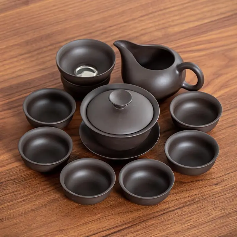 

VINRITO Чайный набор из фиолетовой глины