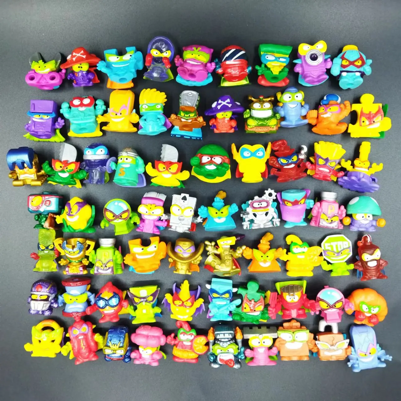 Фото Набор из 30 фигурок Superzings Superthings Garbage Figures Ricals of Kaboom, 2-3 см, лимитированная коллекция, испанские игрушки, подарок для мальчиков №4