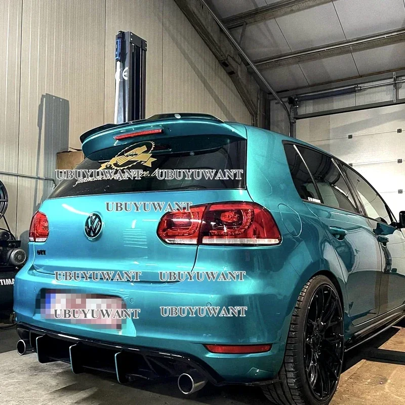 Заднее крыло golf 6 аксессуары для Volkswagen gti R воздушный черный спойлер из