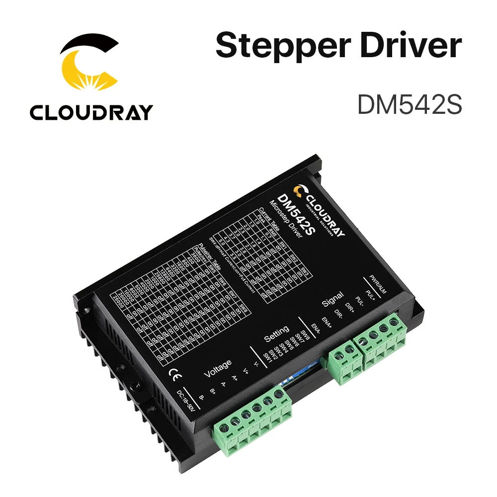 Cloudray 2-phase Driver Dm542s Tensão de Alimentação 1850vdc Saída 1.0-5.0a Atual Acionador do motor