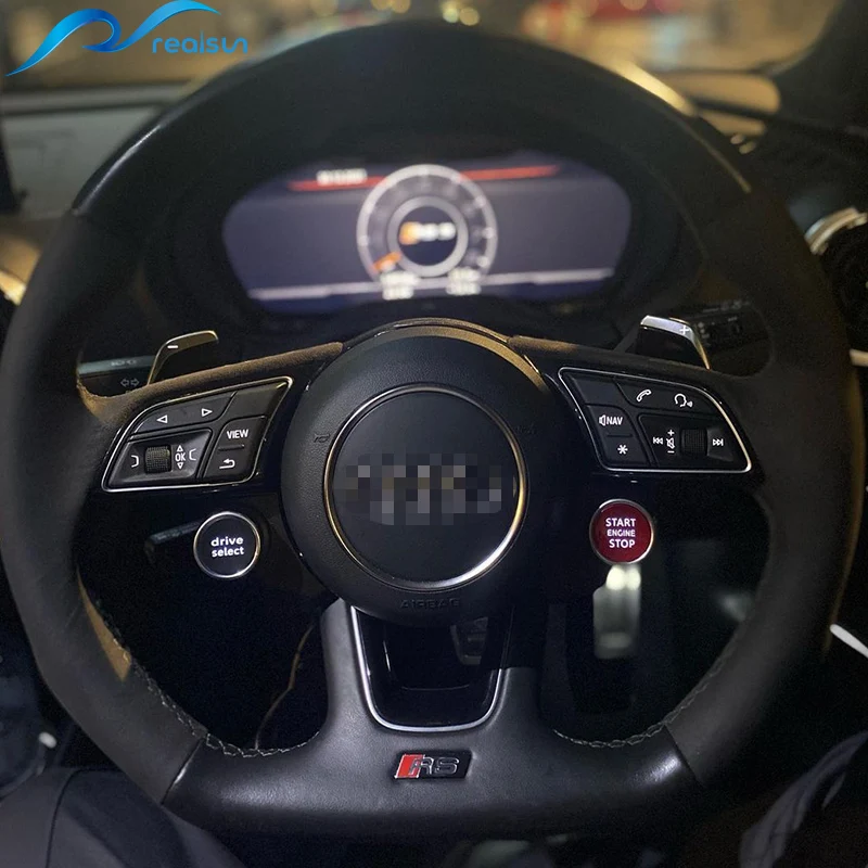 $130.50 Realsun R8 Style Engine Start Drive Select Button Steering Wheel Retrofit Button For Audi A3 S3 A4 S4 A5 S5 A6 S6 A7 A8 Q3 Q5