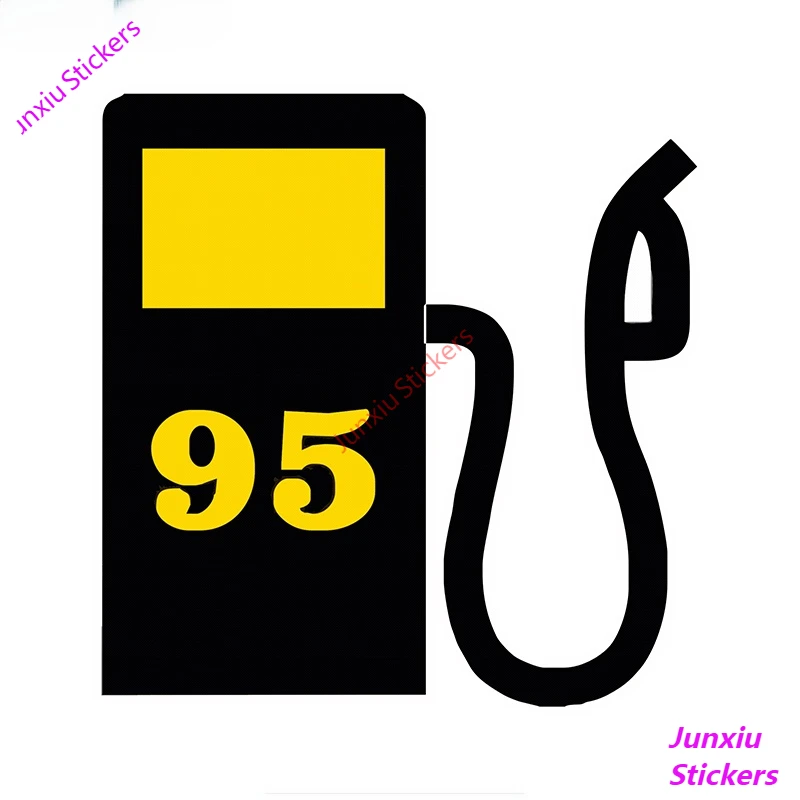 

12x12cm Gasoline Petrol Ai-95 Colorful Car Stickers and Decorative Funny Fuel Tank Cap Bumper Trunk Laptop Exterior Decoration