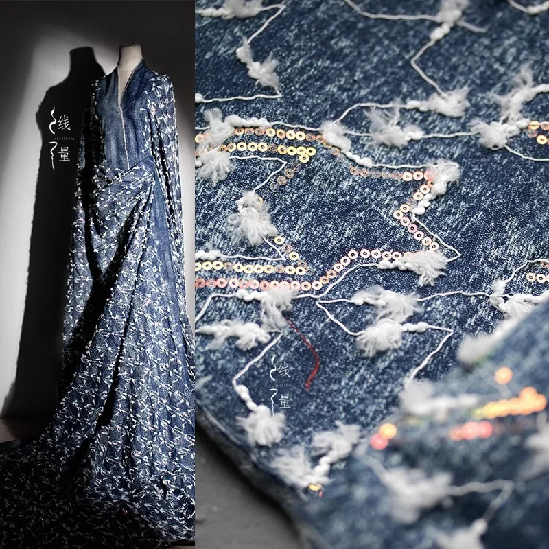 

Твидовая клетчатая ткань с блестками и перьями, высококачественные брюки и куртка, комплект одежды, дизайнерская ткань