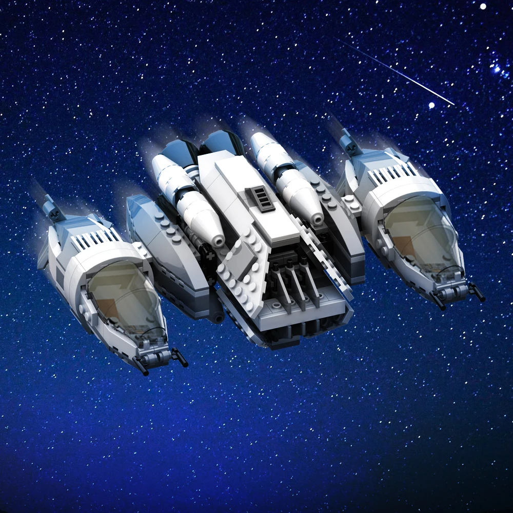 Gobrick MOC космическая война B-крыло-Страйкер космический корабль строительные блоки