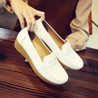 soft sole loafers womens shoes wedges platform shoes 2022 spring fashion slip on ladies shoe summer flat footwear zapatos mujer