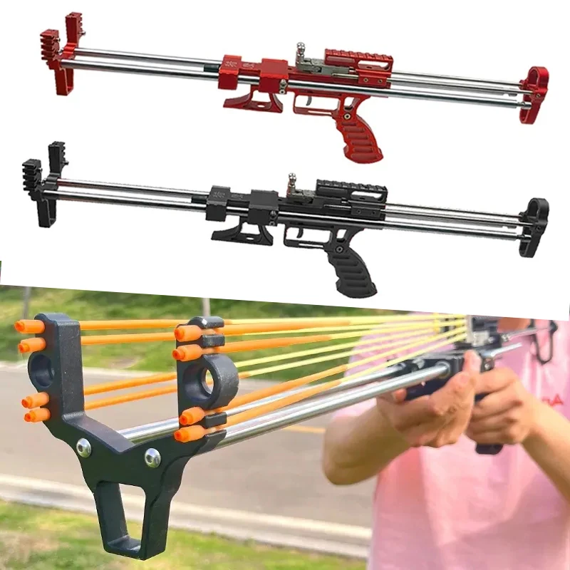 

Rifle Slingshot Shooting Catapult Target Powerful Slingshot Jungle Hunting Competitive Accessories Outdoor Hunting Laser Bow
