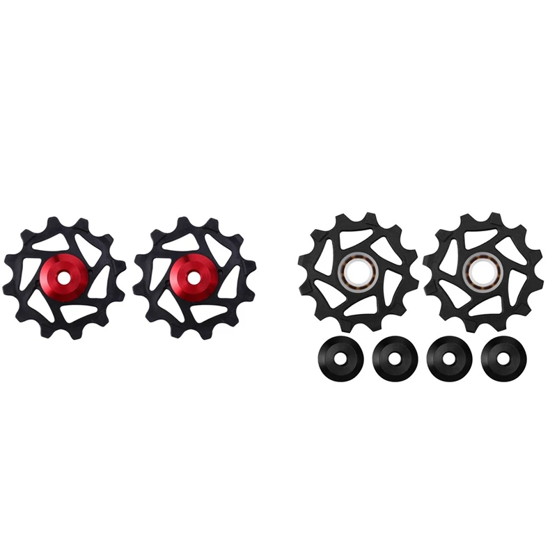 

12T Mountain Bike Road Bike Resin Ceramic Bearing Jockey Wheel Rear Derailleur Pulley Wheel